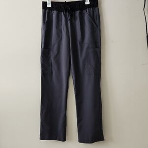 4 For$20 Scrubstar Womans Dark Gray Scrub Pants SzS